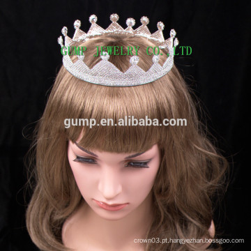 Moda Design Tiara Mulheres Rhinestone Cabelo Coroa